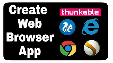 Thunkable Tutorial - Web Browser | How to Create Web Browser App