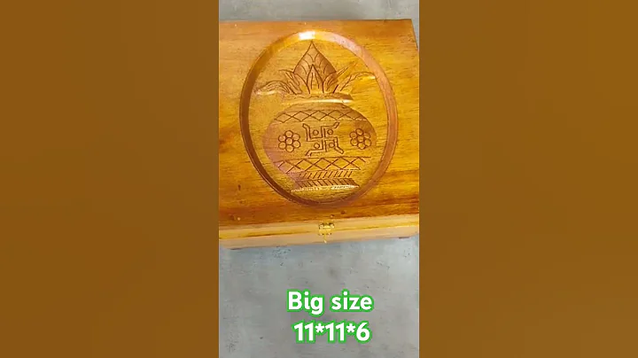 Mango wood cash Box- Diwali offer - big size Rs3000 only