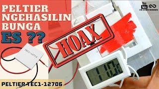 PELTIER TEC1-12706 BISA NGEHASILIN BUNGA ES???? ATAU CUMA HOAX!!