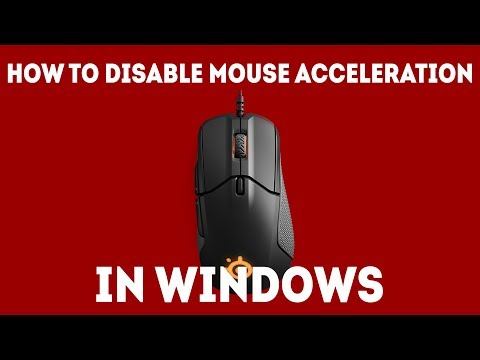Video: Cum Se Dezactivează Accelerarea Mouse-ului