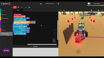 How to program the touch sensor in CoderZ 101