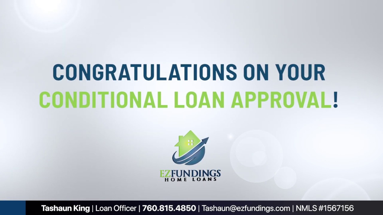 Conditional Loan Approval! YouTube