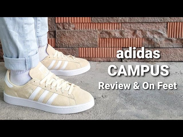 Adidas Campus (Mist Sun/White) From Sneakpeek - Review And On Feet |  Sneakers Yo - Youtube