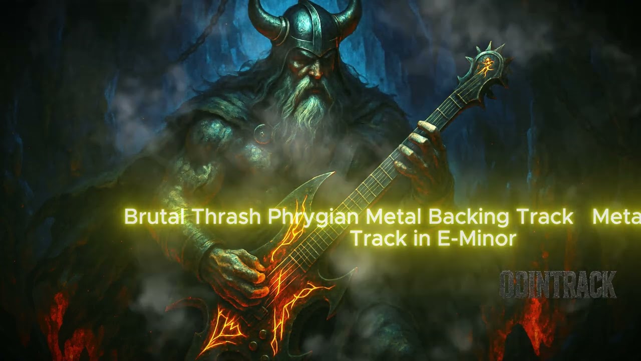 Heavy Thrash Metal Practice Track in E Minor Phrygian