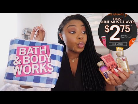 HUGE BATH & BODY WORKS MINI MUST-HAVES HAUL | Body Lotion, Perfume, Hand Sanitizer