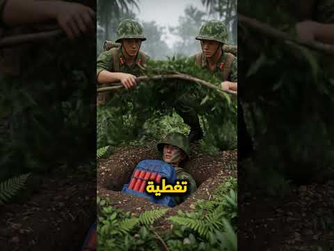 جندي يختبئ تحت الأرض ويفاجئ العدو