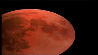 Une éclipse totale et une Lune rouge visibles lundi matin