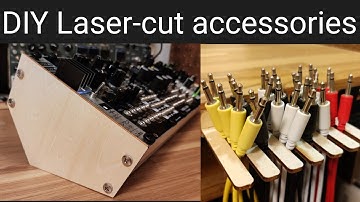 DIY eurorack modular synth Laser cut case & cable hunger | elecrow laser cut service