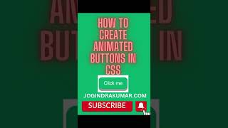 How to create animated buttons in html and css | Pressed Effect #html #css  #press #effects #shorts