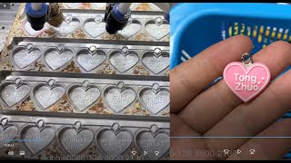 how to make soft pvc rubber zipper puller by dispensing machine screenshot 2