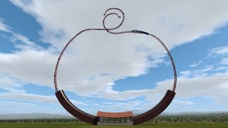 The GIGA 8 Shuttle coaster, NoLimits 2