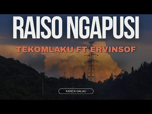 RAISO NGAPUSI - TEKOMLAKU Ft ERVINSOF (lirik video) class=