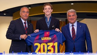 Anthony Gordon Speaks SPANISH In Barcelona Unveiling + EMOTIONAL Goodbye Message To Newcastle United