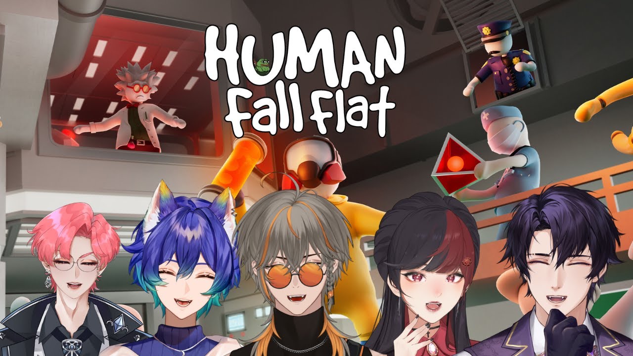 【Human : Fall Flat】Mari bekerja sama untuk jatuh bersama 🙂