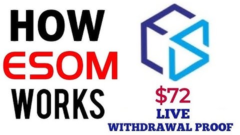 HOW ESOM WORKS | BEST QUANTITATIVE TRADING PLATFORM : [72U$DT PROOF]|Cryptocurrency News Today