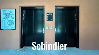 2022 Schindler 3300XL MRL Traction Elevators at the 120 Razades Garage, Camp North End, Charlotte NC