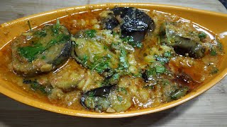 Daal Baigan ki Sabzi Hindi Brinjal Eggplant Dal vange Saas bahu recipes Indian food channel