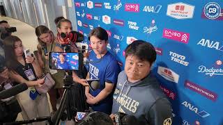 Yoshinobu Yamamoto 'surprised' by Dodgers trading for Tarik Skubal