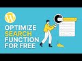 How To Optimize WordPress Search Function For Free?