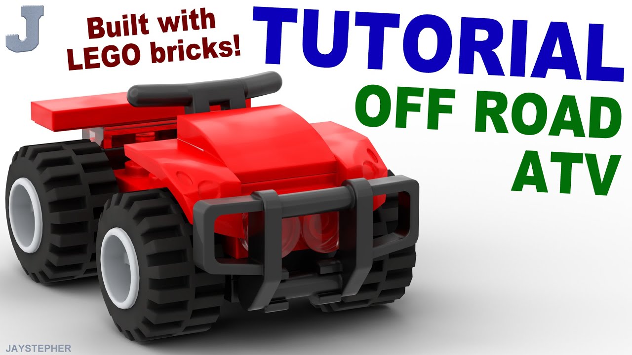 How To Build An Road ATV With LEGO Bricks Tutorial - YouTube