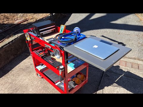 Automotive Oscilloscope Cart