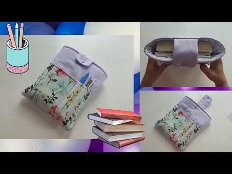 DIY Book Sleeve with Front Pocket  📚 Book Sleeve Sewing Tutorial | #diy #handmade