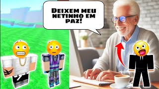 História Roblox - O Vovô Hacker Que Deu Uma Lição nos Valentões do Roblox!