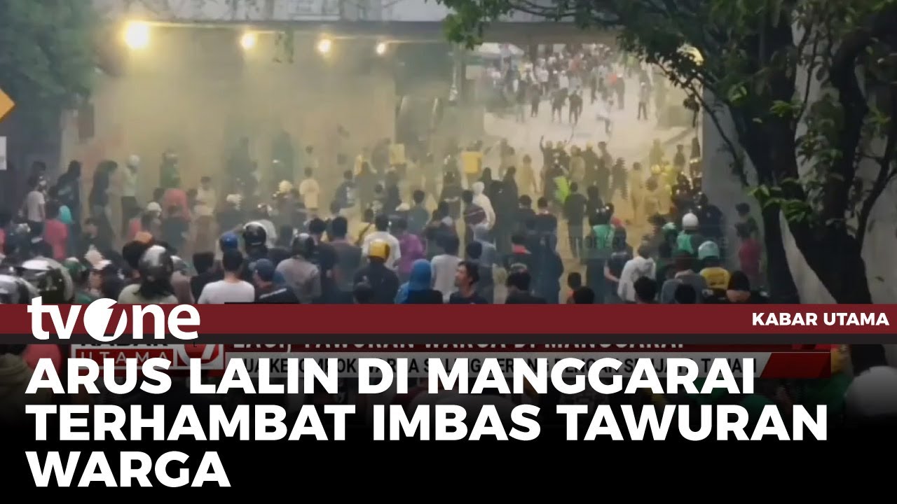 Tawuran Antar Kelompok Warga Kembali Terjadi di Terowongan Manggarai | Kabar Utama tvOne