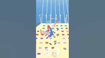 Bridge Race Game – Level 1  Walkthrough🔥#BridgeRace #Level1 #Gameplay #MobileGames #BridgeRaceGame