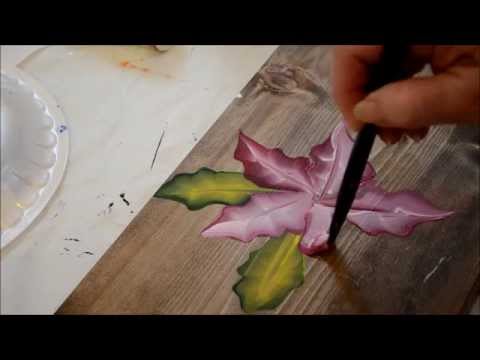 Learn How to Paint Poinsettias, FlowerPatchFarmhouse com