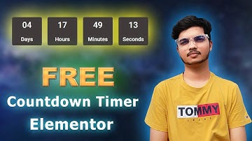 Free Countdown Timer Create in Elementor I How to Add Countdown timer in Elementor