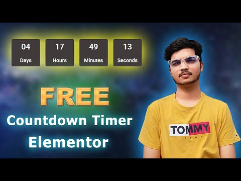 Free Countdown Timer Create in Elementor I How to Add Countdown timer in Elementor