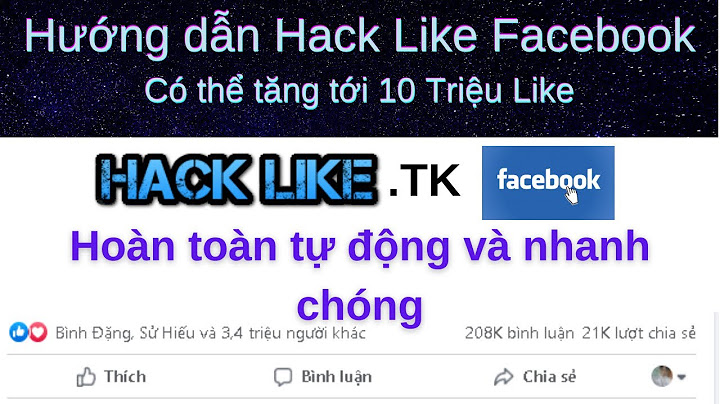 Cách hack like cho bài viết trên facebook