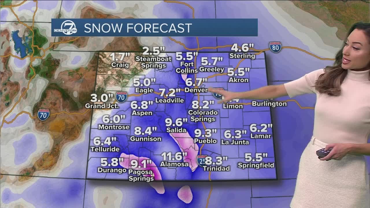 Dry and mild Monday ahead of cold and snow arriving Tuesday - YouTube