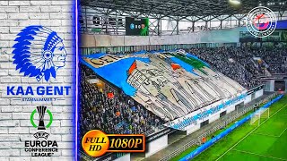 🔵⚪ 18000 KAA Gent Fans great support & Show Choreography in Ghelamco Arena • KAA Gent vs West Ham
