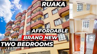 AFFORDABLE 2 BEDROOM APARTMENT IN RUAKA JOY LAND NEWLY BUILT CONSTRUCTION NAIROBI HOUSE HUNTING