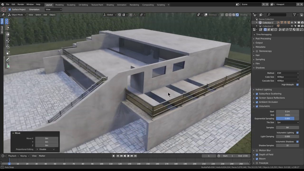 Architectural Visualization Blender 28 Eevee Youtube