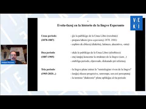 2020 VEKI: Diakronio kaj evolu-fazoj de la leksiko kaj de la vort - farado en Esperanto