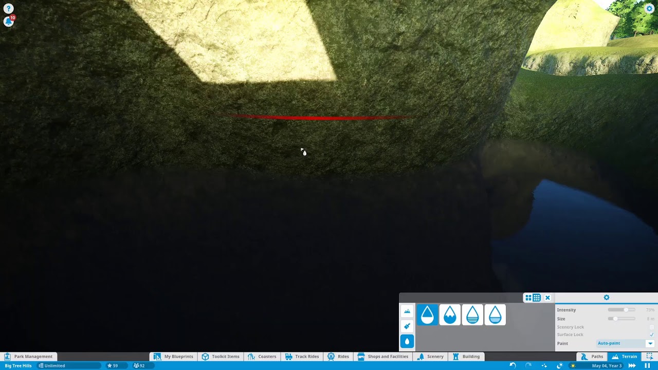 Planet Coaster, sandbox building