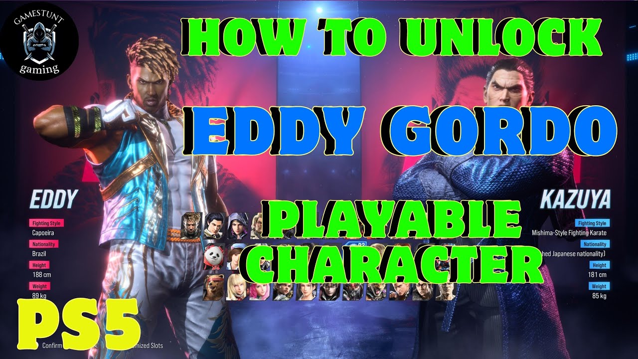 How to UNLOCK - Eddy Gordo as a playable character - Tekken 8