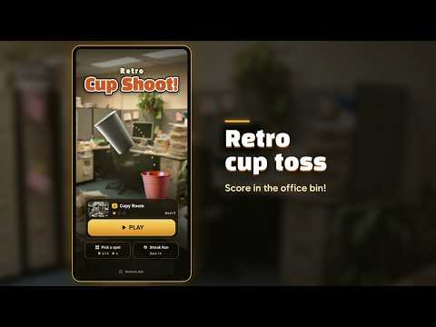 Retro Cup Shoot! — Promo video