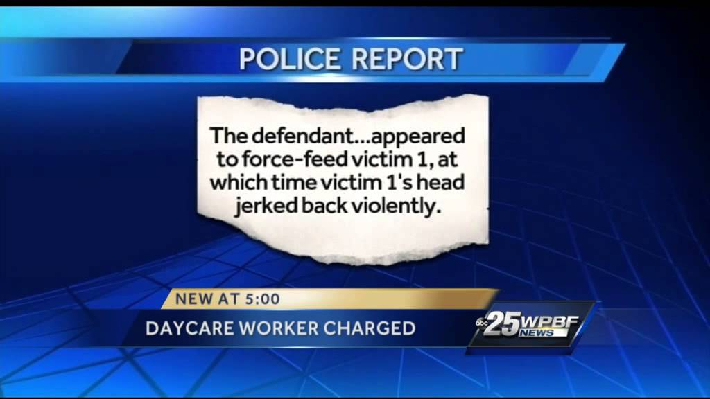 Daycare worker charged with child abuse - YouTube
