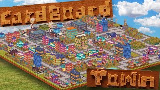 FILLING EVERY POSSIBLE SPACE! - CARDBOARD TOWN