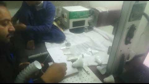 Laser Marking On Electric Bulb Hose without Rotary | NENG-LP30