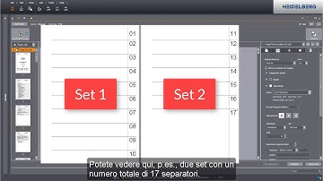 Stampa di separatori con il Prinect DFE.