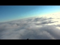 Flying above the clouds