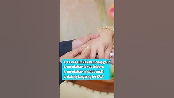 Layanan Nikah Online di KUA