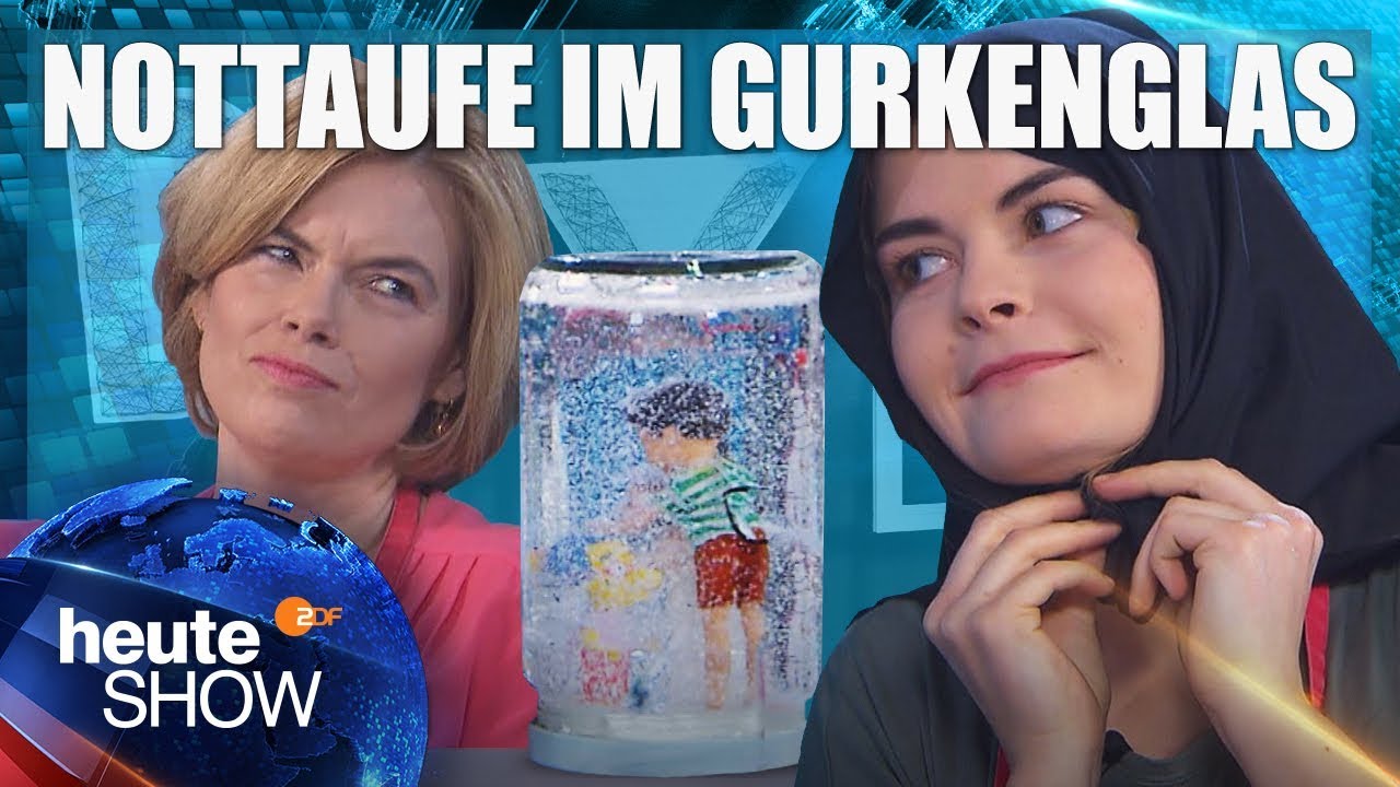 Schneekugeln selber machen – mit Hazel Brugger und Julia Klöckner | heute-show
