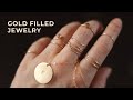 Make GOLD FILLED jewelry - no solder, easy! Gold fill tutorial