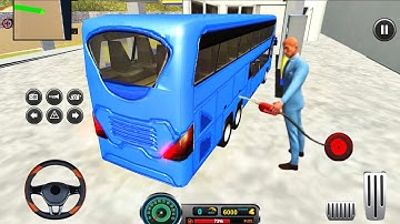 Real Uphill Bus Driver Games 2025 - City Coach Bus Offroad Driving 3D Game - Android GamePlay